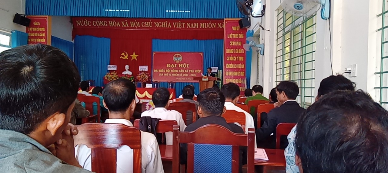 Đại hội Hội nông dân xã Trà Hiệp